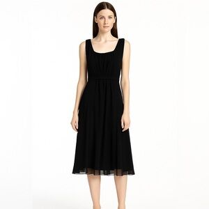 MaxMara 100% Silk Midi Dress